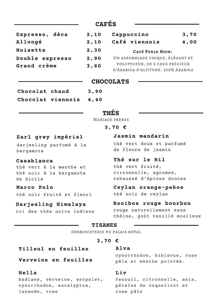 Chez Simone - Menu Image 3